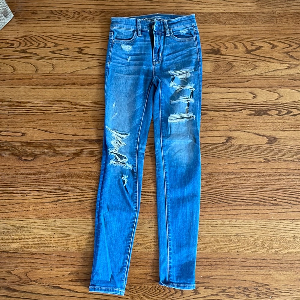 Hi rise jeggings American Eagle super stretch X jeans